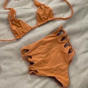 Orange acacia set